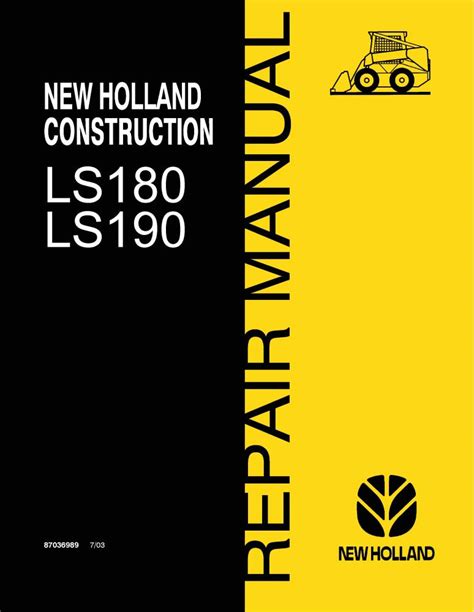 new holland ls180 skid steer service manual|new holland 180 for sale.